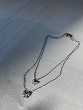Load image into Gallery viewer, Silver Layered Butterfly Necklace