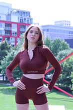 Load image into Gallery viewer, Brown Scrunch Shorts