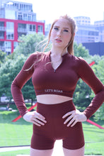 Load image into Gallery viewer, Brown Long Sleeve Top