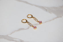 Load image into Gallery viewer, Pink Drop Earrings