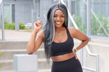 Load image into Gallery viewer, Black Cross Bra