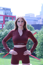 Load image into Gallery viewer, Brown Long Sleeve Top