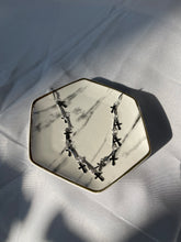 Load image into Gallery viewer, Silver Dangle Cross Necklace