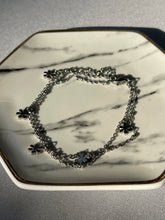 Load image into Gallery viewer, Silver Layered Petal Anklet
