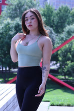 Load image into Gallery viewer, Strappy Halter Back Crop Bra Top