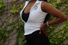 Load image into Gallery viewer, White Sleeveless Crop Vest