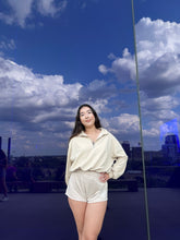 Load image into Gallery viewer, Beige Crop Sweater