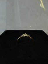 Load image into Gallery viewer, Dainty Gold Princess Diamond Ring
