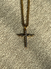 Load image into Gallery viewer, Cross Wing Necklace