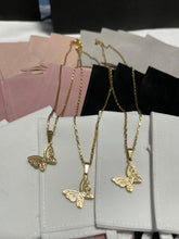 Load image into Gallery viewer, Stainless Steel Gold Butterfly Necklace For Women's - Classic Jewelry