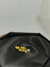 Load image into Gallery viewer, Mini Diamond and Gold Stud Earring Set For Women's