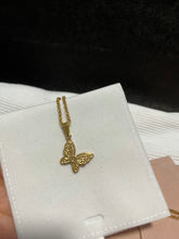 Load image into Gallery viewer, Stainless Steel Gold Butterfly Necklace For Women's - Classic Jewelry