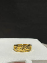Load image into Gallery viewer, Men’s Unique Gold Plated Dragon Ring For Sale Online