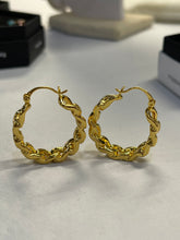 Load image into Gallery viewer, Gold I’m Extra Hoop Earrings