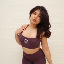 Load image into Gallery viewer, Dark Purple Halter Bra
