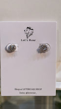 Load image into Gallery viewer, Silver Rachel Stud Earrings
