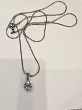 Load image into Gallery viewer, Pear Diamond Necklace
