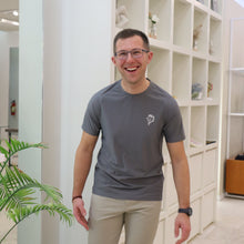 Load image into Gallery viewer, Men’s Gray Short Sleeve Active Wear T-Shirt
