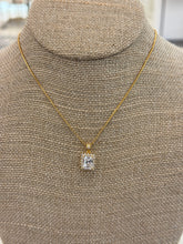 Load image into Gallery viewer, Emerald Cut Diamond Necklace
