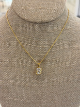 Load image into Gallery viewer, Elena Emerald Cut Diamond Necklace
