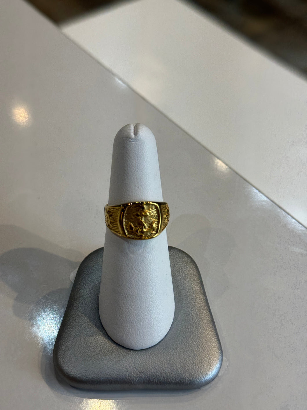Gold Ezra Anchor Ring