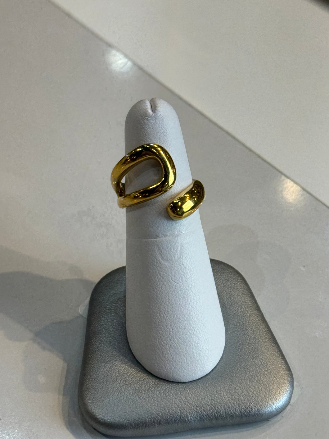 Gold Samm Spiral Ring