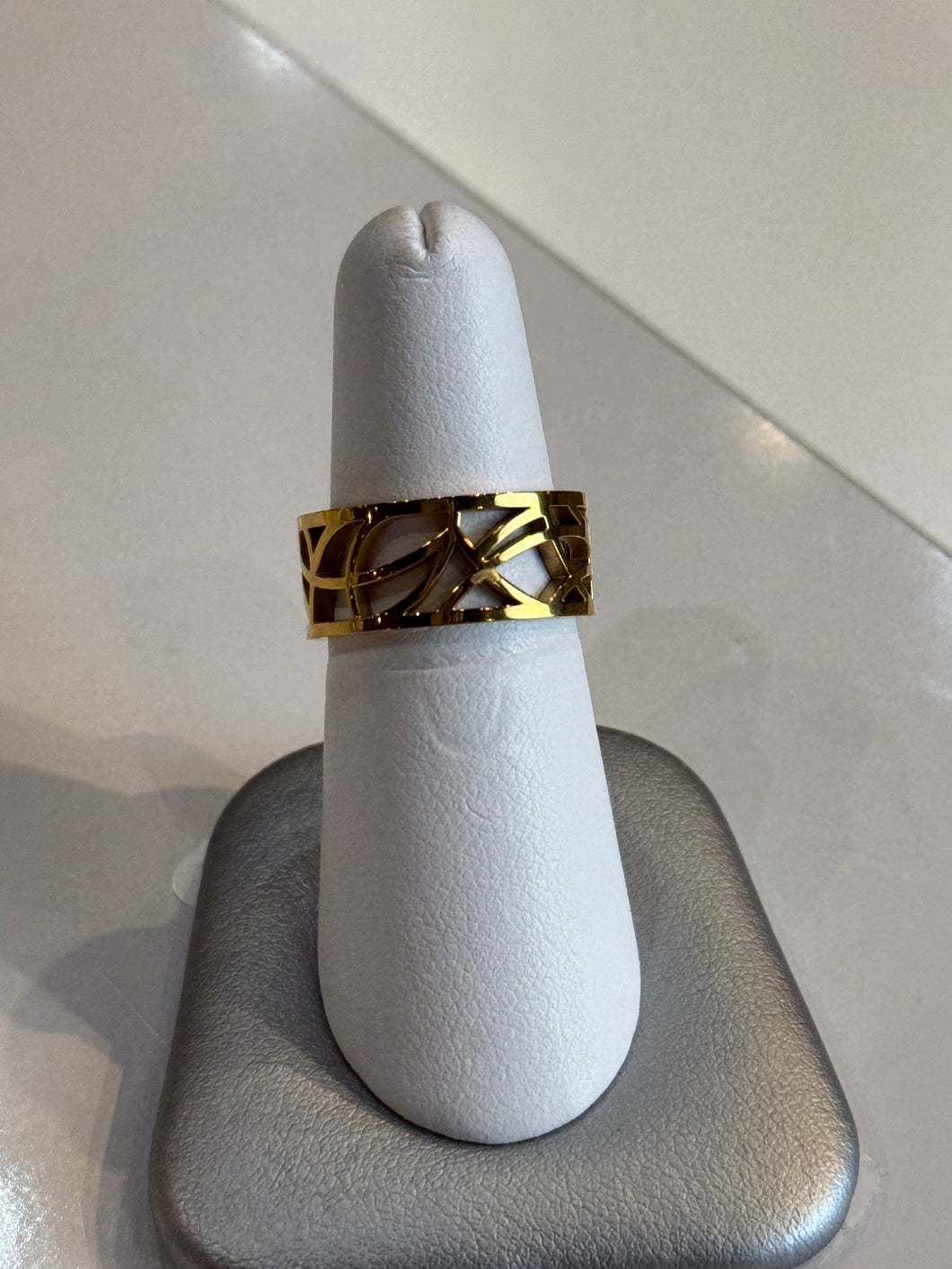 Gold Blythe Cutout Ring