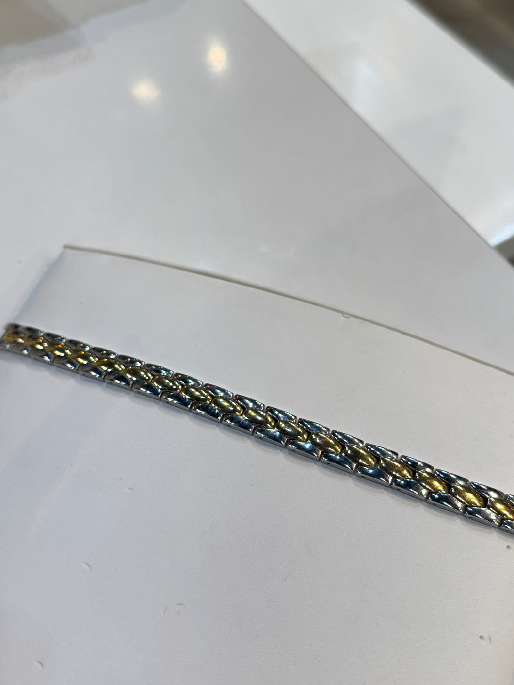 Men’s Bob Two Tone Link Bracelet
