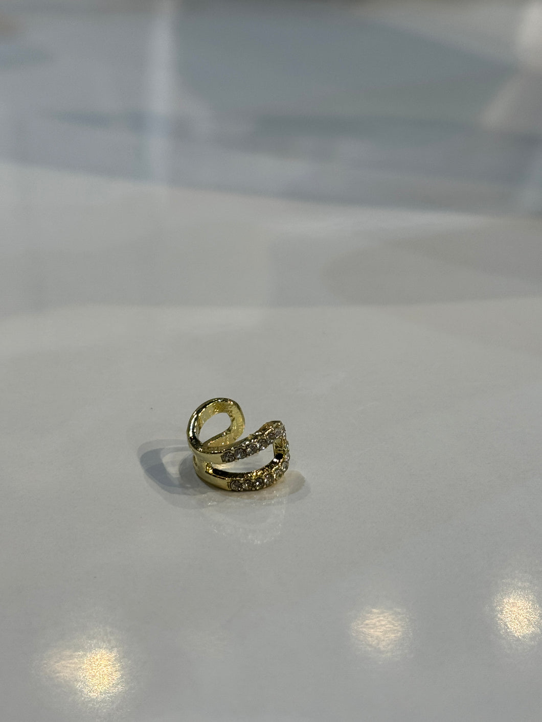 Infinity Diamond Ear Cuff