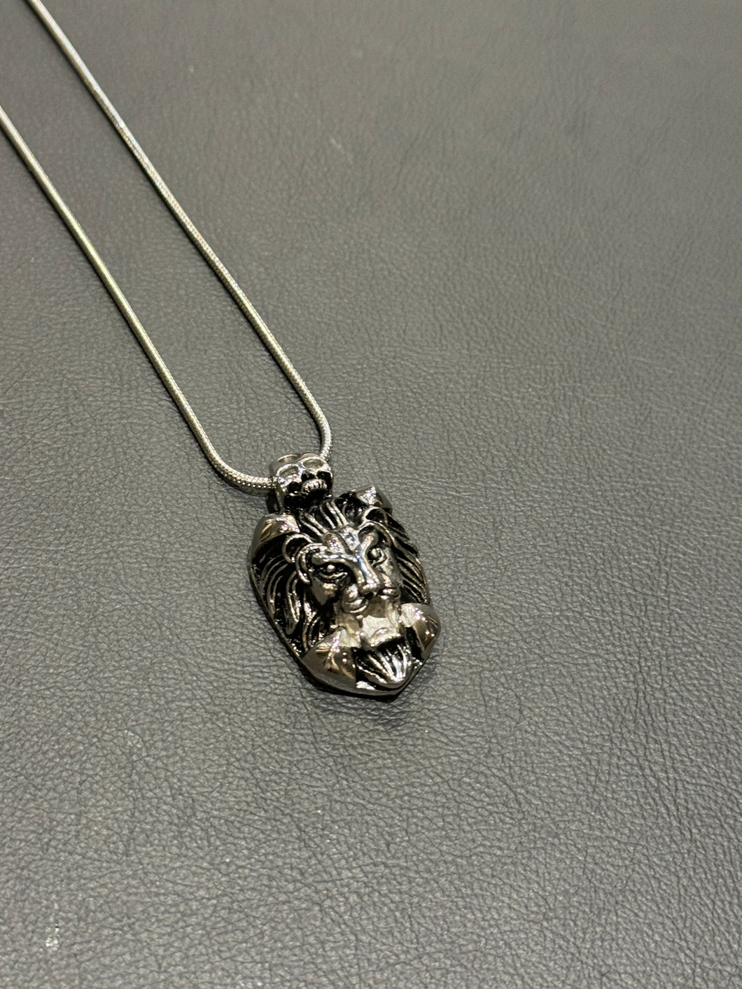 Lion Silver Necklace