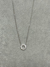 Load image into Gallery viewer, Halo Silver Necklace
