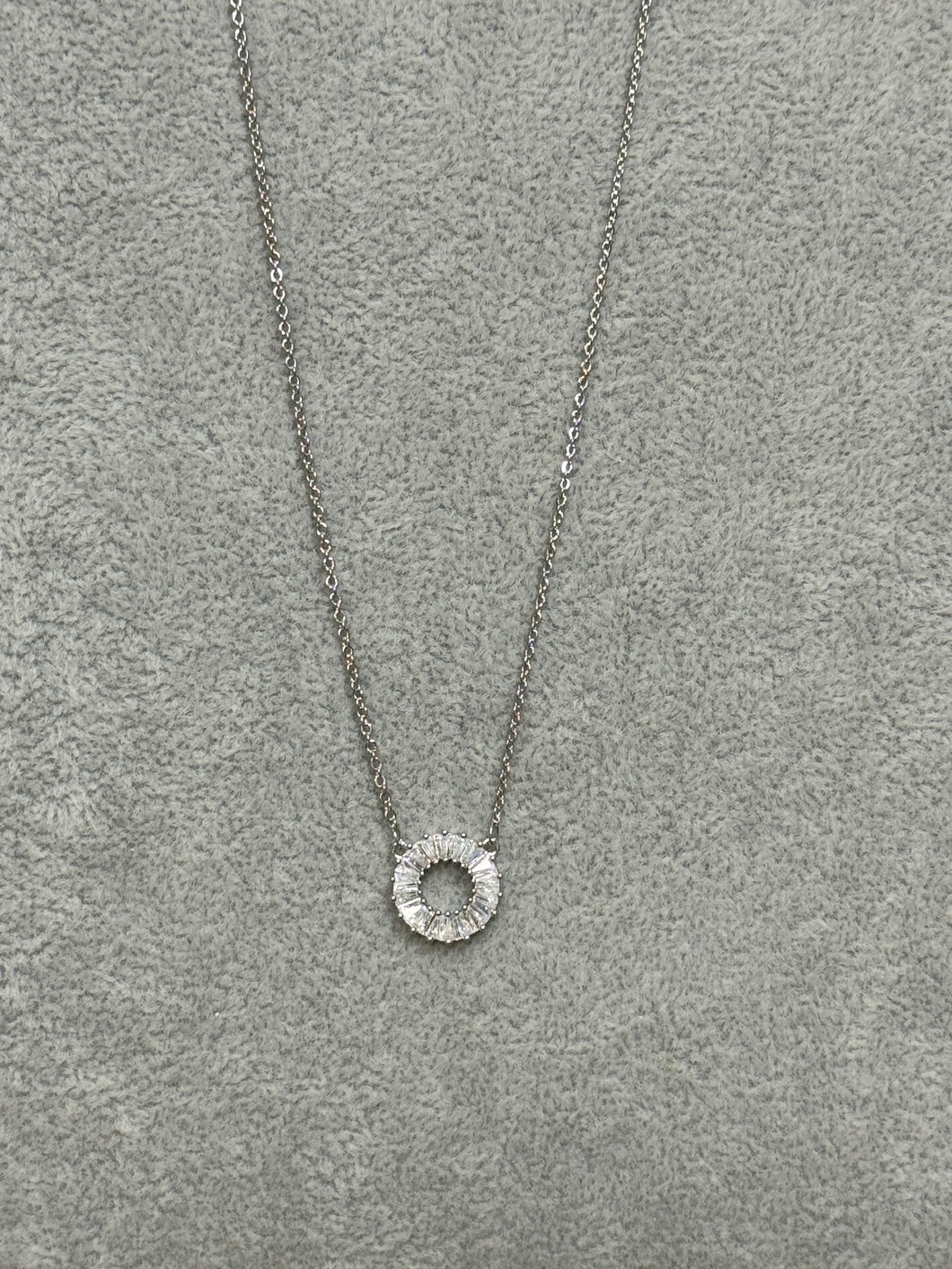 Halo Silver Necklace