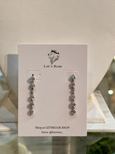 Load image into Gallery viewer, Silver Amy Drop Earrings
