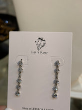 Load image into Gallery viewer, Silver Amy Drop Earrings
