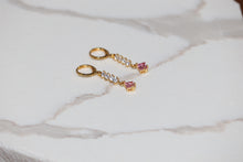 Load image into Gallery viewer, Pink Drop Earrings
