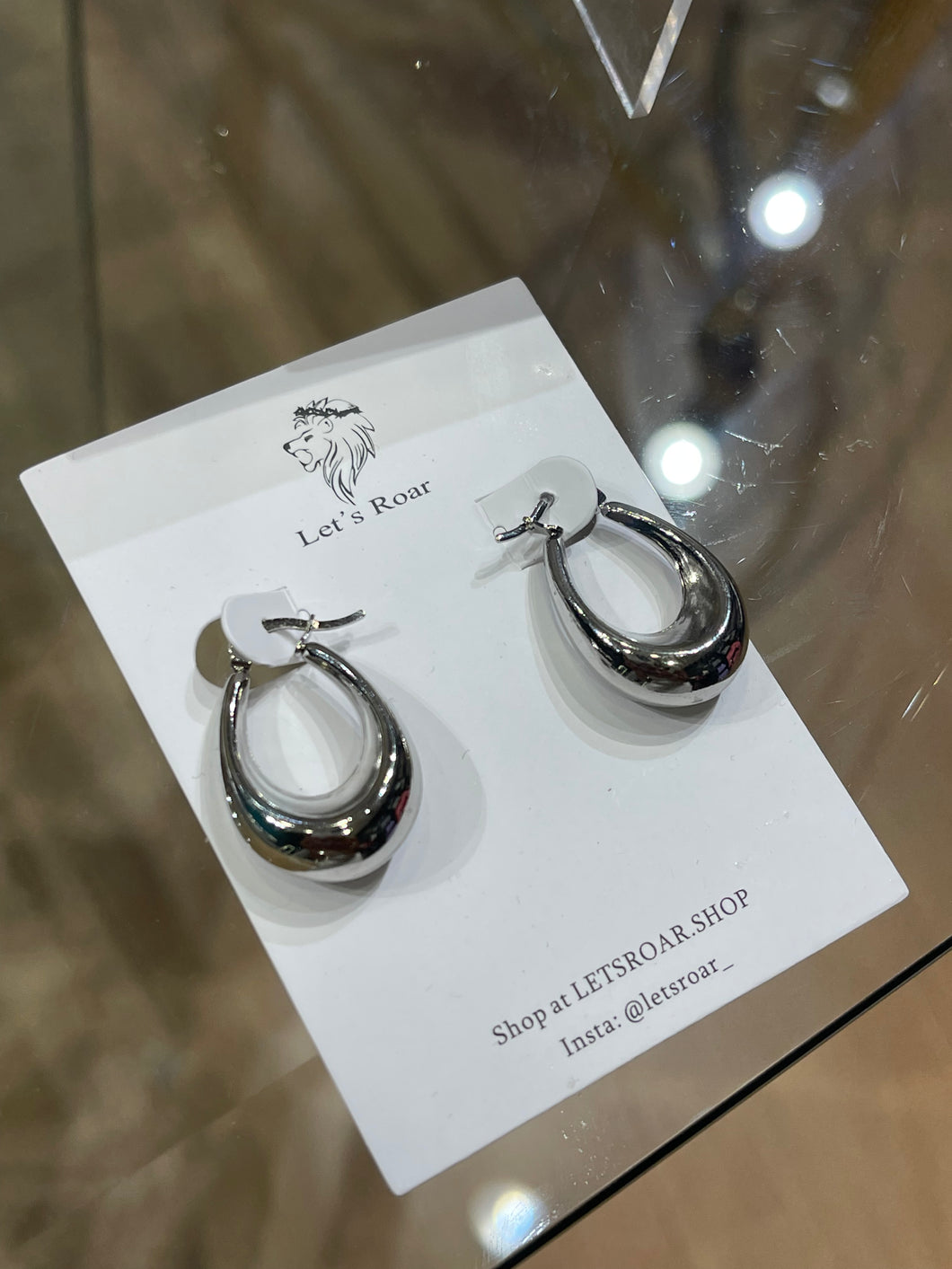 Silver Hoops