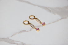 Load image into Gallery viewer, Pink Drop Earrings

