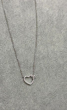 Load and play video in Gallery viewer, Heart Silver Necklace
