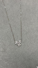 Load and play video in Gallery viewer, Cluster Clover Silver Necklace
