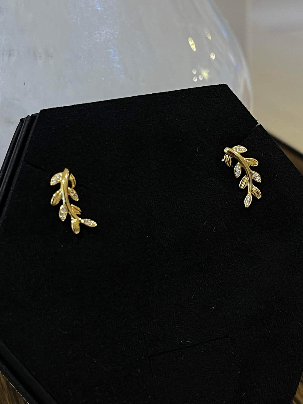 Leaf Stud Earrings