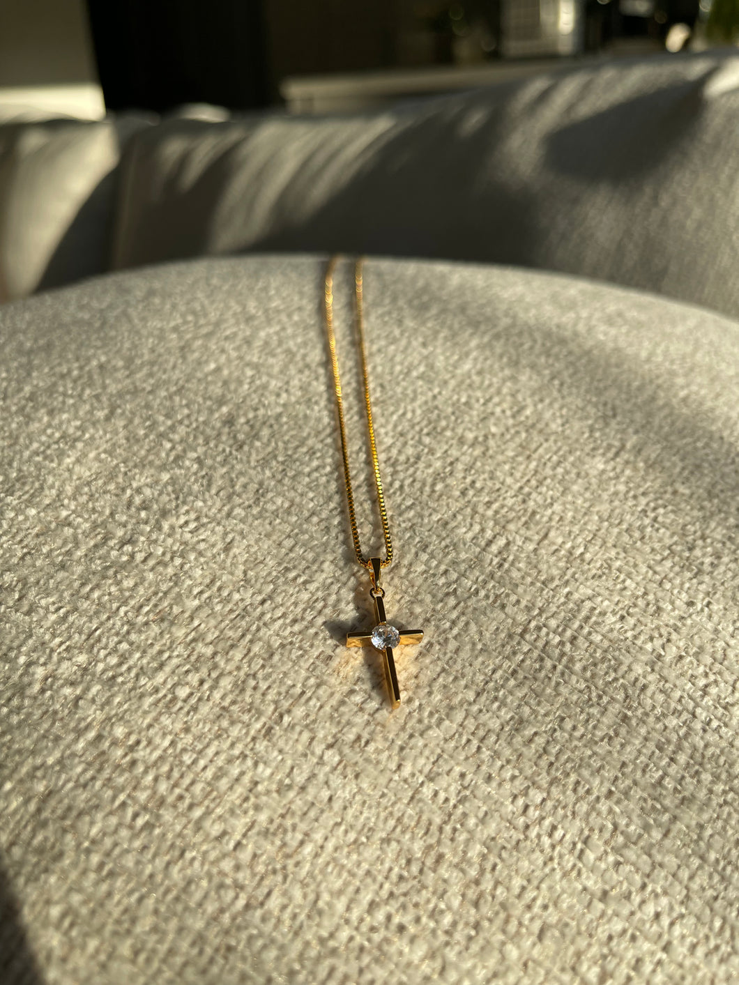 Cross Stud Necklace