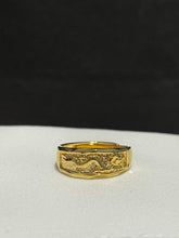 Load image into Gallery viewer, Men’s Unique Gold Plated Dragon Ring For Sale Online
