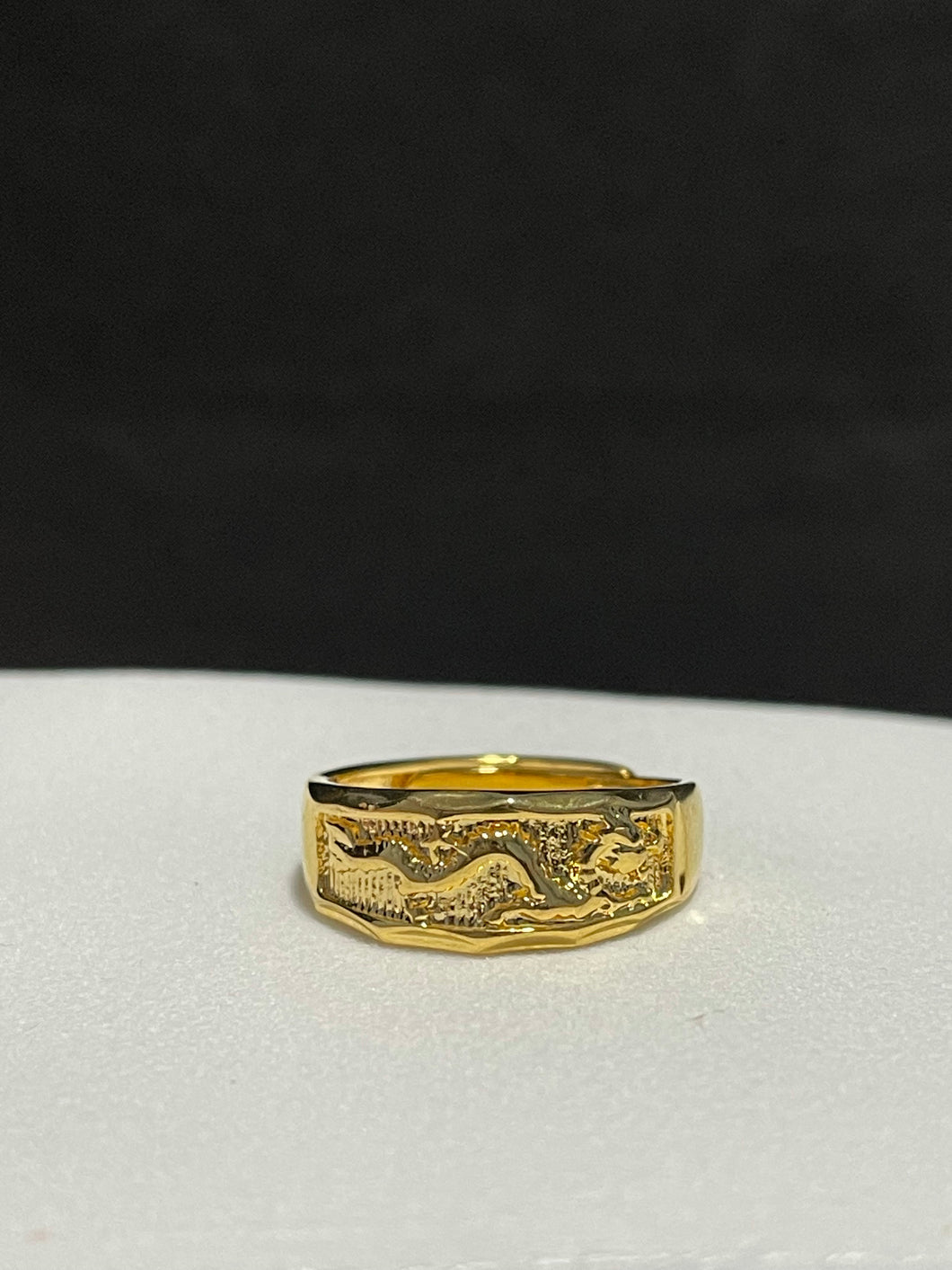 Men’s Unique Gold Plated Dragon Ring For Sale Online